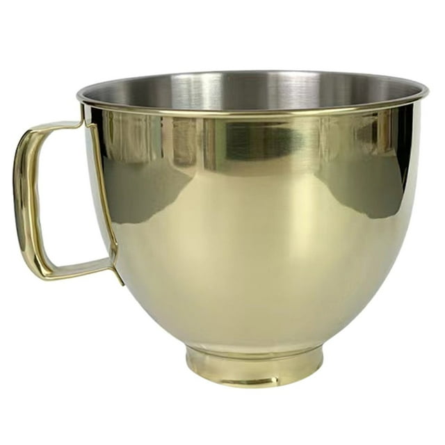 Acero Inoxidable Dorado Brillante. Se Adapta A Todos los Tazones de Batidora de 4,5 y 5 Cuartos. Accesorios para Máquinas de Cocina Domésticas. A