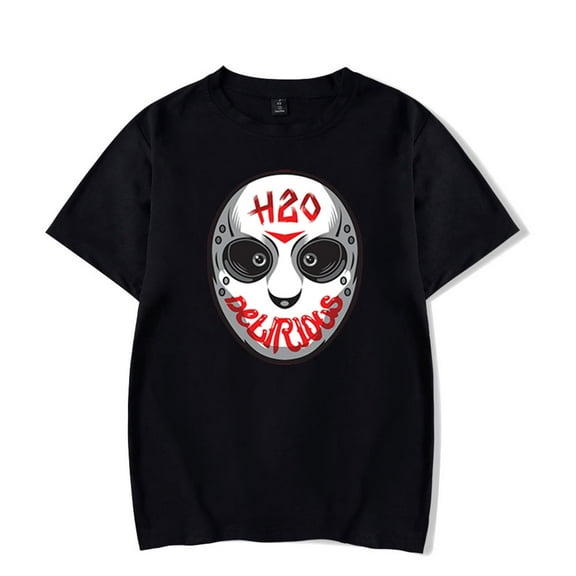 H2O Delirious T-shirt Hip Hop Style Crewneck Streetwear Tops Tees Unisex Short Sleeve