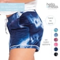 thumbnail image 3 of Hello Mello Dyes The Limit Soft Pajama Lounge Shorts, Navy Medium/Large (Women's), 3 of 6