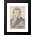 thumbnail image 2 of Daniel Dumonstier 18x24 Black Modern Framed Museum Art Print Titled - Half -Length Portrait of an Older Man with a Blond Bear, Thrown the Coat Over the Shoulder, 2 of 5