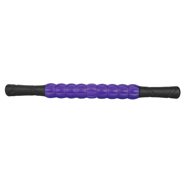 Varillas de masaje muscular para fitness, deporte, fascia, rodillo de relajación de alta resistencia, morado