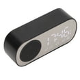 thumbnail image 2 of Reloj despertador, reloj despertador con radio y dos altavoces, reloj despertador digital con altavoz Bluetooth, artesanía excepcional, 2 of 12