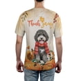 thumbnail image 5 of Happy Thanksgiving Portuguese Water Dog with Turkey Pumpkins Autumn Vibes All Over Print 3D Shirt Unisex Merch PWD Portie Fishing Dog Lover - 12018, 5 of 6