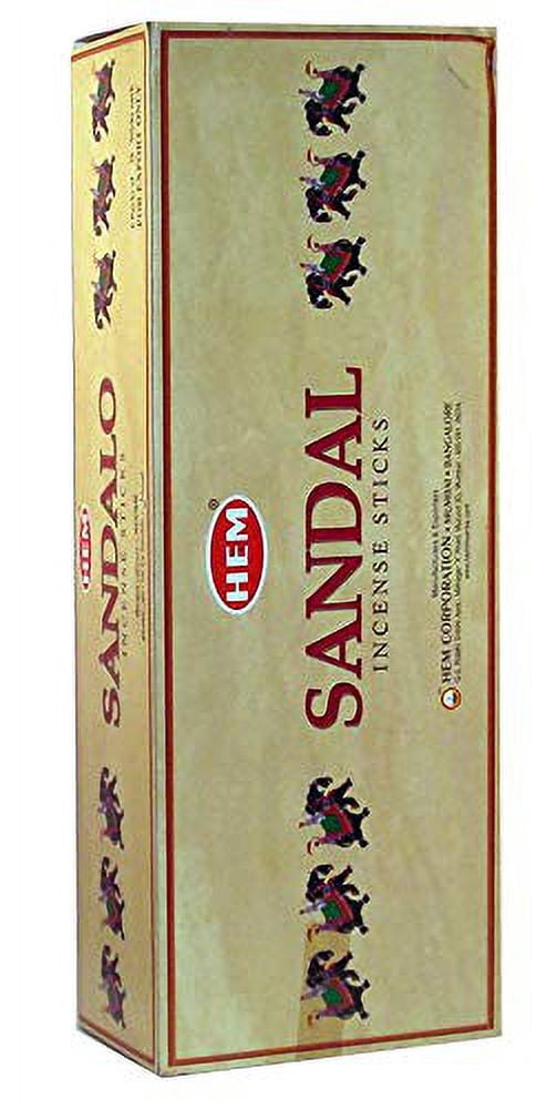 Hem Sandal Sandalo Incense, 3 Boxes - (360 Sticks per Order) Bulk Order