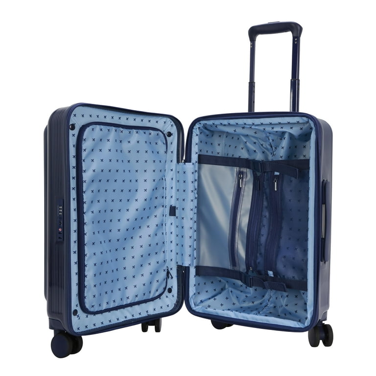 The Home Edit 21 in Hardside Hybrid Carry-On Luggage with Removable Duffel,  Navy