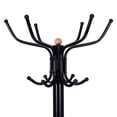 thumbnail image 4 of Perchero de Pie Costway Soporte para Ropa Sombrero Metal Negro 54x54x190cm, 4 of 8