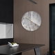 thumbnail image 5 of Elegante reloj de pared redondo con estampado de mármol decorativo, reloj silencioso analógico s pulgadas para el hogar, Sunnimix Reloj de pared, 5 of 7