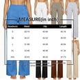 thumbnail image 2 of Yifymode Women High Waist Straight Leg Pants Casual Wide Leg Trousers with Pockets for Work,Light Gray XL, 2 of 4