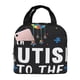 thumbnail image 1 of Disketp I Love With Autism To The Moon And Back Bolsa Térmica para Almuerzo para Hombre y Mujer, Ideal para Trabajo, Senderismo y Picnic, 1 of 8