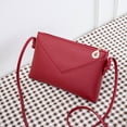 thumbnail image 5 of Women Fashion Solid Color Leaf Zipper Shoulder Bag Crossbody Handbag Phone Pouch, 5 of 8