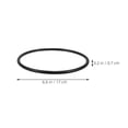 thumbnail image 2 of FONWILYO 4pcs Swimming Pools Filter Parts Pump Filter Cover Seal Ring Rubber Black Noise Reduction, 2 of 8