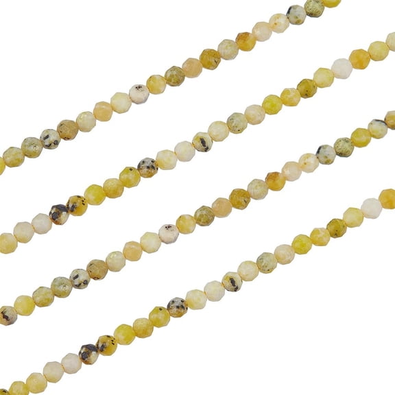 About 340 Pcs Natural Gemstone Beads 2~2.5mm Natural Jasper Beads Round Faceted Rock Beads Genuine Stone Beads Natural Real Stone Spacer Beads for DIY Bracelet Necklaces Jewelry Making Mixed Color