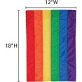 thumbnail image 3 of In the Breeze 3612 — Rainbow Garden Flag, Colorful Garden Accent, Pride Decoration, 3 of 5