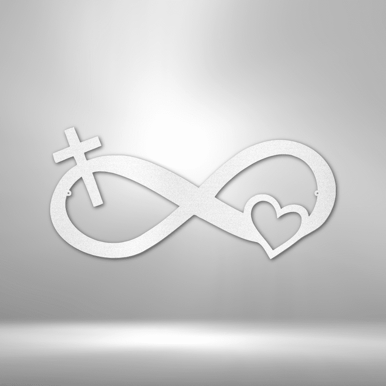 1 Chronicles 16:34 - O give thanks to the Lord, for He is  Scripture Sign God\'s Infinite Love 1 Chronicles 16:34 Steel Sign Laser Cut Powd display picture 1