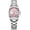 Silver-Pink, variant on Minimalist Quartz Watches for Women with Date Stainless Steel Bracelet and Fashionable Color Dial