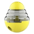 thumbnail image 2 of Rompecabezas dispensador de golosinas, comedero lento, rompecabezas interactivo, juguete para perros con dispensador de golosinas, amarillo, 2 of 12