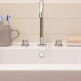 thumbnail image 7 of Raindrops 5-Pack White Silicone Bath Drain Covers Tub Overflow Water Stopper Hole Plugs, 7 of 7