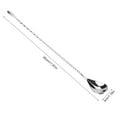 thumbnail image 4 of Mgaxyff 1Pc Stainless Steel Cocktail Spoon Beverage Coffee Mixing Layering Tool with Long Handle, Bar Spoon, Cocktail Mixing Spoon, 4 of 8