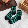 thumbnail image 2 of SHenli Halloween Fuzzy Socks for Boo Spooky Basket Stuffers, Soft Cozy Fluffy Warm Novelty Socks for Halloween Gifts (15-16cm), 2 of 4
