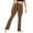 Brown, variant on NECHOLOGY Womens Pants Women Yoga Pant Women Solid Workout Leggings Pants Fitness Sports Running Yoga Cross Waist Yoga Pants Brown Large
