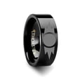 thumbnail image 1 of Thorsten Sith Emblem | Titanium Rings for Men | Lightweight Titanium | Comfort Fit | Star Wars Black Titanium Engraved Ring - 8mm, 1 of 6