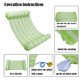 thumbnail image 2 of Soidarity Hamaca de agua flotante Sillón Colchón de aire de agua inflable Cama flotante para piscina Playa Deportes acuáticos Verde Soidarity OD010189-01, 2 of 6