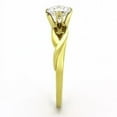 thumbnail image 4 of Bague en Acier Inoxydable avec Grade AAA CZ Transparent pour Femmes Style Pierre Claire TK1416 Taille 10, 4 of 4