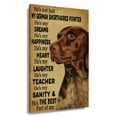 thumbnail image 1 of German Shorthaired Dog Poster Funny Bathroom Wall Art For Bedroom Canvas Painting  Modern Farmhouse Decor Framed 12×18 in, 1 of 5