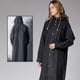 thumbnail image 4 of Chubasquero largo Chubasquero largo impermeable para hombres y mujeres chaqueta de lluvia con capucha para adultos para viajes de senderismo FLhrweasw  Nuevo, 4 of 9