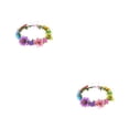 thumbnail image 4 of Sonducket Diadema de hojas de flores ajustable, accesorios nupciales elegantes para el cabello para mujer, hecha a mano, guirnalda exquisita tipo Tipo 7 2Conjunto, 4 of 6