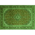 thumbnail image 1 of Ahgly Company Indoor Rectangle Medallion Green Traditional Area Rugs, 8' x 10', 1 of 1