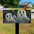 thumbnail image 3 of Happy Halloween Cute Ghost Boo Mailbox Cover,Magnetic 18x21 Inch Mailboxwrap Water Proof Reusable Halloween Box Wraps for Yard Farmhouse Decorative, 3 of 5