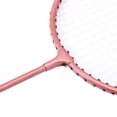 thumbnail image 4 of Xirurus Starter Portable Badminton Racket Set with Storage Bag for Beginners Children Adults, 2 Player, 3 Pieces, Pink (28.35 in / 72 cm), 4 of 9