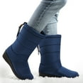 thumbnail image 2 of Coofit Mid Calf Boots Waterproof - Lightweight Thick Snow Boots Winter Boots for Women, 2 of 10