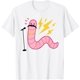 thumbnail image 1 of Funny Worm with A Bigote Tom Ariana Reality Camiseta, 1 of 2