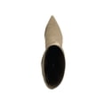 thumbnail image 3 of MARC FISHER Womens Beige Padded Ruched Manya Pointed Toe Stiletto Dress Slouch Boot 9 M, 3 of 4