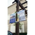 thumbnail image 2 of Double Sided Street Pole Banner Bracket 18" Hardware Only, Great for Street Pole Advertising, Street Signs, Advertising, 2 of 4
