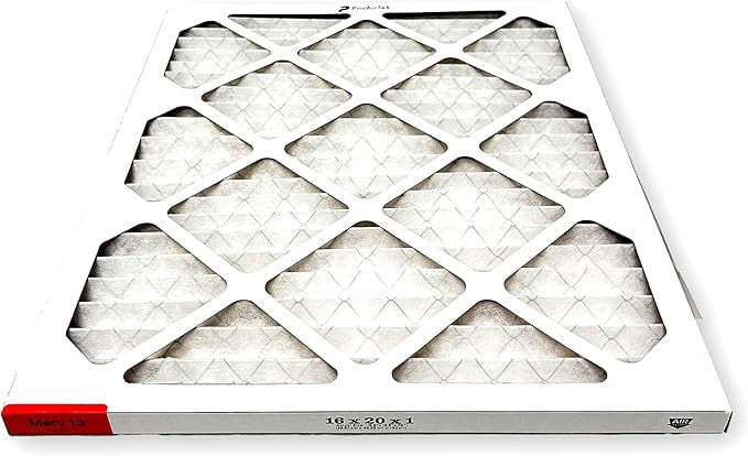 ProAirTek AF16201M13SWH 16x20x1 Air Filter 2-Pack, MERV 13 – High Efficiency Home Air Filter for Clean, Crisp Air
