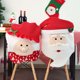 thumbnail image 2 of Fundas para sillas con decoración navideña, fundas para asientos de comedor, decoración para fiestas en casa con Papá Noel., 2 of 7