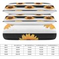 thumbnail image 2 of HAHDAXIA Stripes Sunflower Bedding Solid Comforter Set for All Seasons,3 Pieces(1 Comforter+2 Pillowcases),Soft Microfiber Bedding Set Full(79"x90"), 2 of 7