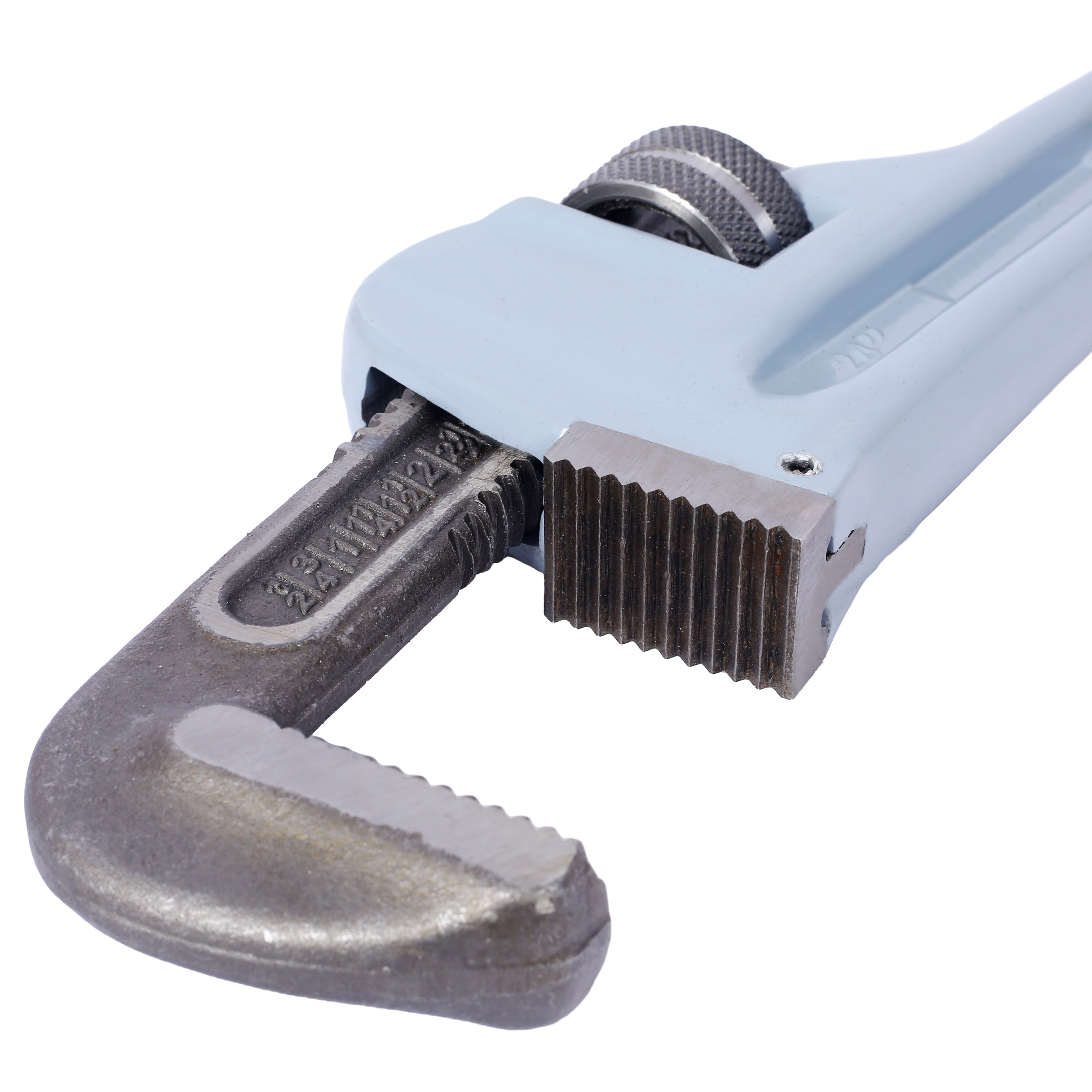 24 in Straight Pipe Wrench, Heavy Duty Plumbers Wrench, Hangable Design, for Water Pipes, Automotive Repairs