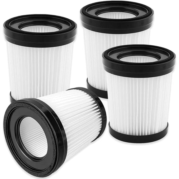 Vacuum Filter Replacement Compatible with Fabuletta FSV001/FSV101,Girnoor G160/G165, Lubluelu 202, Oraimo OSV-102, VacLife VL732 Stick Vacuum Cleaners (Without Tap) - 4 Pack