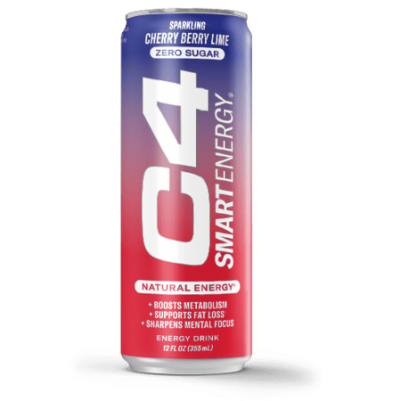 C4 Cherry Berry Lime Energy Drink Can 12 fl oz