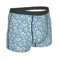 thumbnail image 2 of KLL Floral Retro Style Men's Cotton Boxer Briefs Underwear-Small, 2 of 8