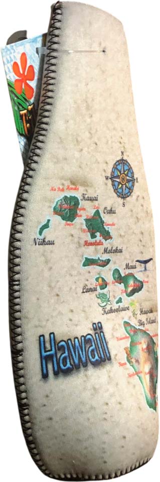 Tropical Treasures Bottle Holder Map