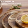 thumbnail image 3 of Lojalitet Bandeja Redonda de Madera para Servir, Bandejas de Madera con Asas para Mesa, Bandeja de Madera de Acacia Vintage, Bandeja Circular de Madera para Interiores y Exteriores, 3 of 6