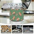 thumbnail image 6 of Yayeee Ashtray with Lid for Cigarette Smokeless Stainless Steel Home Ash Holder, Green American Footballs, 6 of 7
