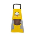 thumbnail image 1 of Ustyle Kitchen Apron Hanging Hand Towel Pocket Aprons Female Male Multi-Color Sleeveless Fashion for Restaurants Cooking Yellow, 1 of 6
