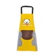 thumbnail image 1 of Delantal de cocina Advancent amarillo a prueba de aceite con toalla de mano, 1 of 6
