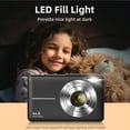 thumbnail image 6 of Digital Camera, FHD 1080P Kids Camera with 16X Zoom, 44MP Point and Shoot, 32GB Card, Anti-Shake, Compact Portable Camera for Boys Girls Students（Black）, 6 of 6